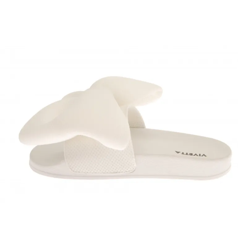 Vivetta Bow Sliders-Women Flip Flops & Sliders