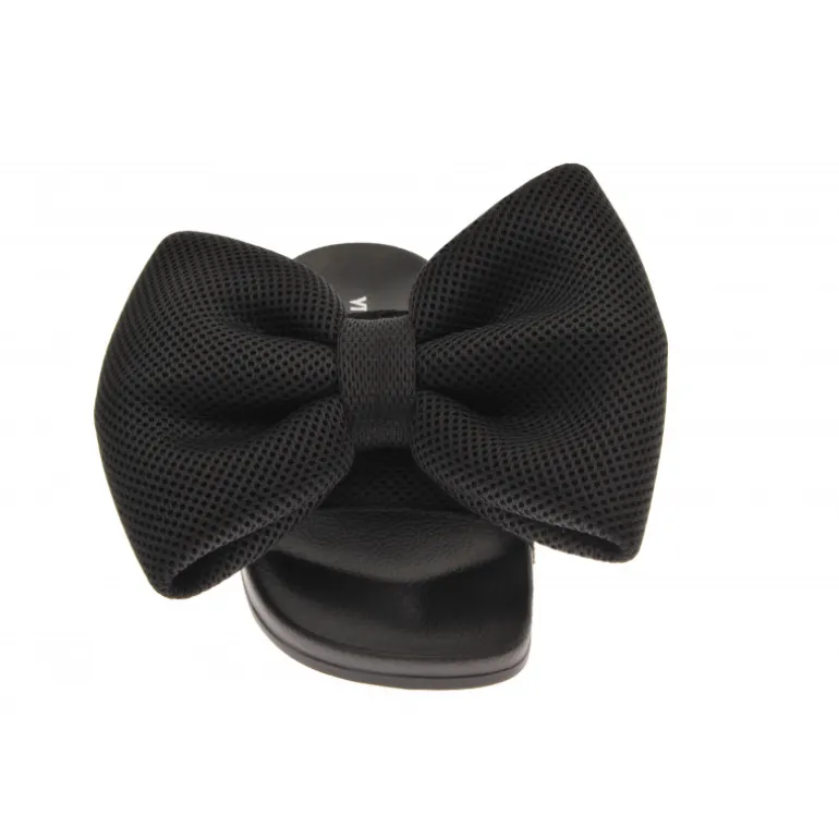 Vivetta Bow Sliders-Women Flip Flops & Sliders
