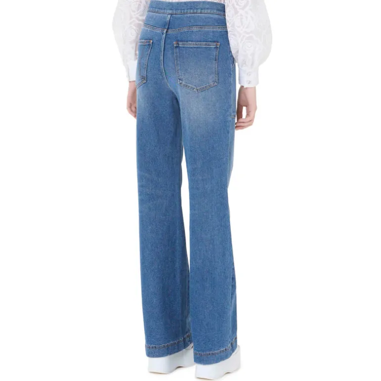 Vivetta Denim Heart Rhinestone-Women Denim