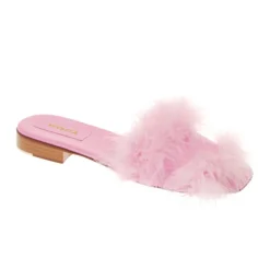 Vivetta Flat Sandal With Marabu-Women Sandals