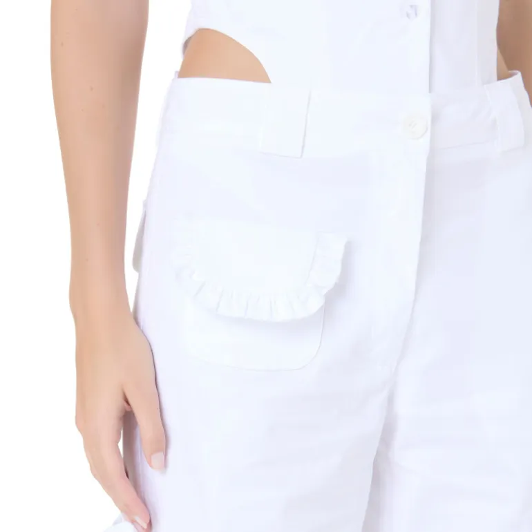 Vivetta Gabardine Overalls-Women Trousers & Shorts