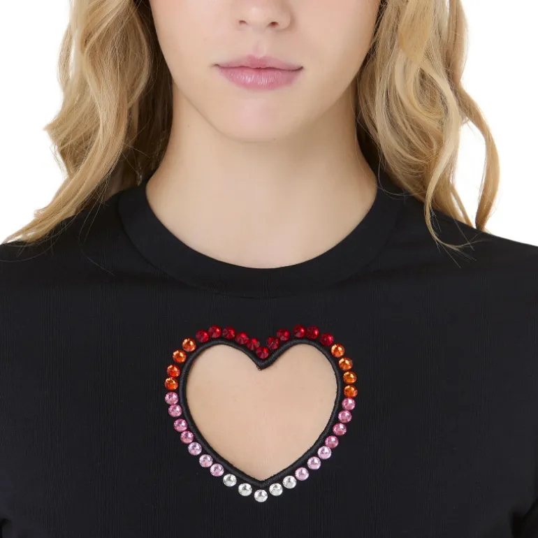 Vivetta Heart T-Shirt-Women T-Shirts & Sweat Shirts
