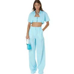 Vivetta Linen Cargo Pants-Women Trousers & Shorts