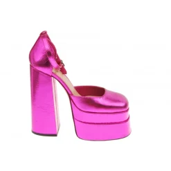 Vivetta Metallic Platform Mary Jane-Women Ballet Flats & Mary-Jane