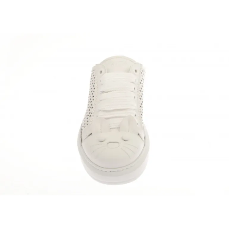 Vivetta Openwork Leather Cat Mule Sneakers-Women Sneakers