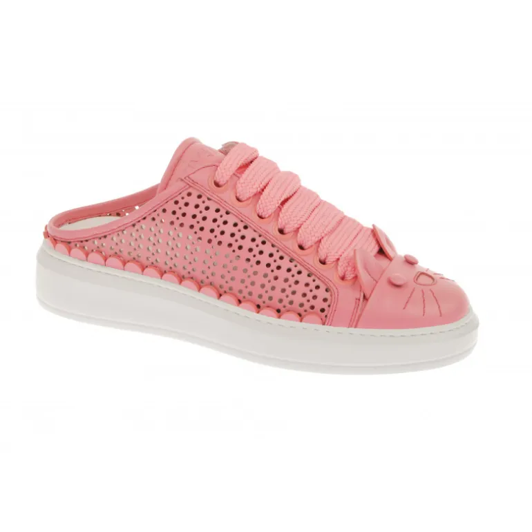 Vivetta Openwork Leather Cat Mule Sneakers-Women Sneakers