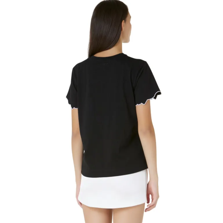 Vivetta Profile Sleeves T-Shirt-Women T-Shirts & Sweat Shirts