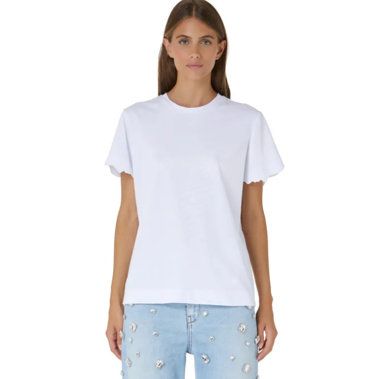 Vivetta Profile Sleeves T-Shirt-Women T-Shirts & Sweat Shirts
