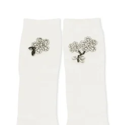 Vivetta Ribbed Socks With Jewel Application-Women Socks