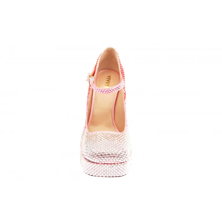 Vivetta Shaded Crystals Mary Jane-Women Ballet Flats & Mary-Jane